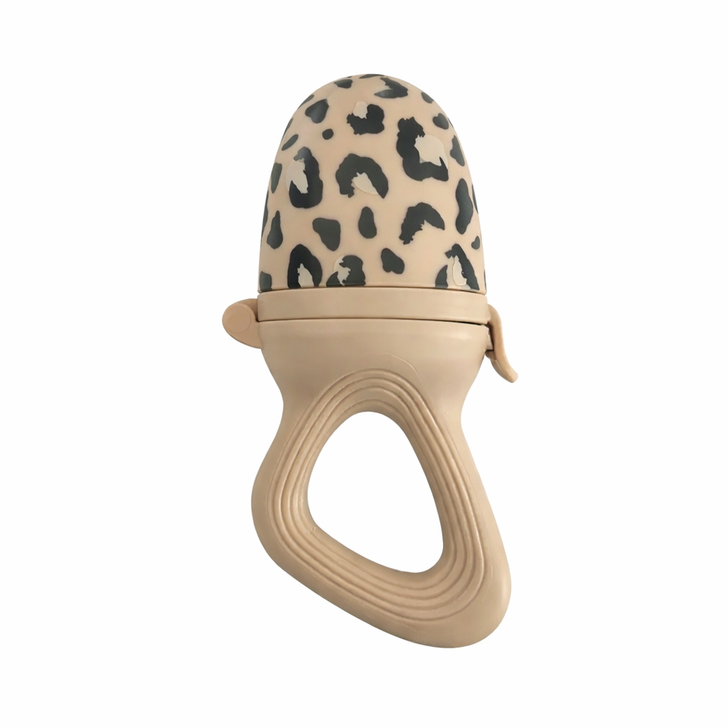 Tétine Grignoteuse en Silicone – Imprimé Léopard 🐆