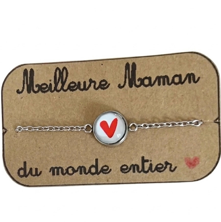 Bracelet "Meilleure Maman du monde entier" ♥️