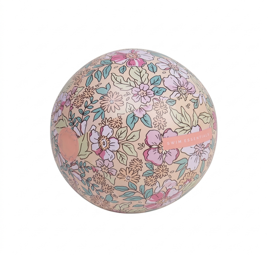 Ballon de plage - imprimé floral 🌸